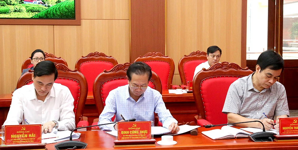 Đánh giá kết quả thực hiện Nghị quyết 50 của Ban Thường vụ Tỉnh uỷ năm 2024