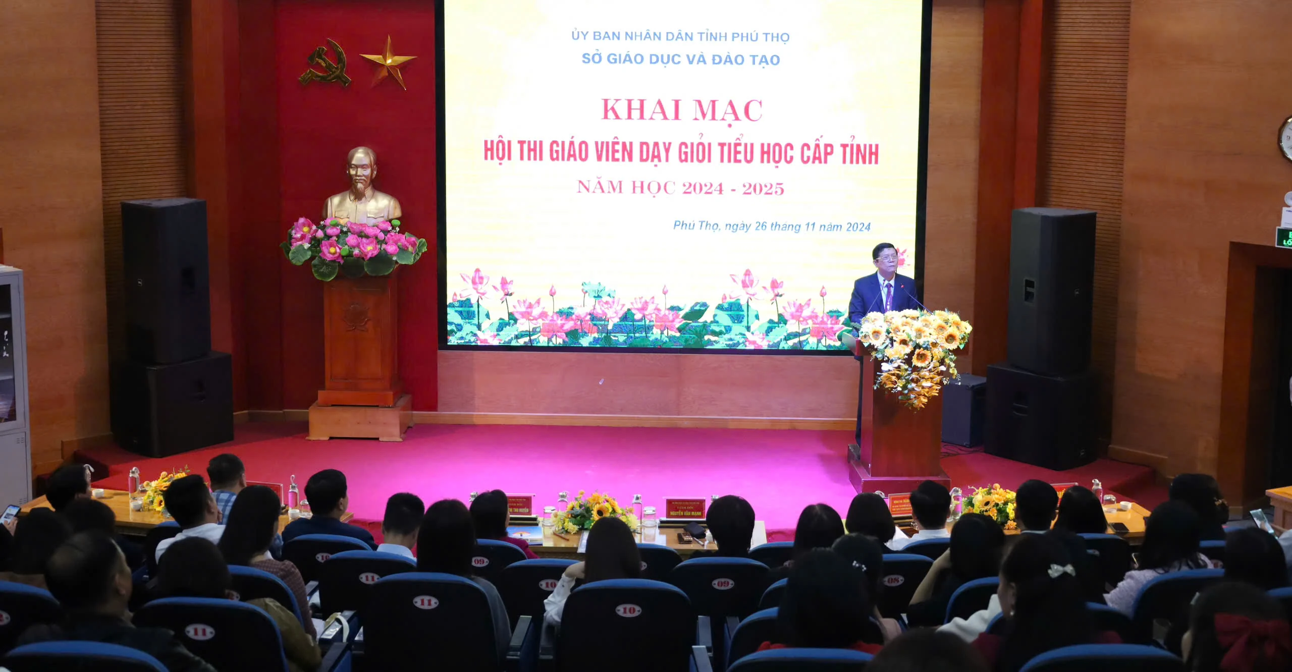 Khai mạc hội thi giáo viên dạy giỏi tiểu học cấp tỉnh