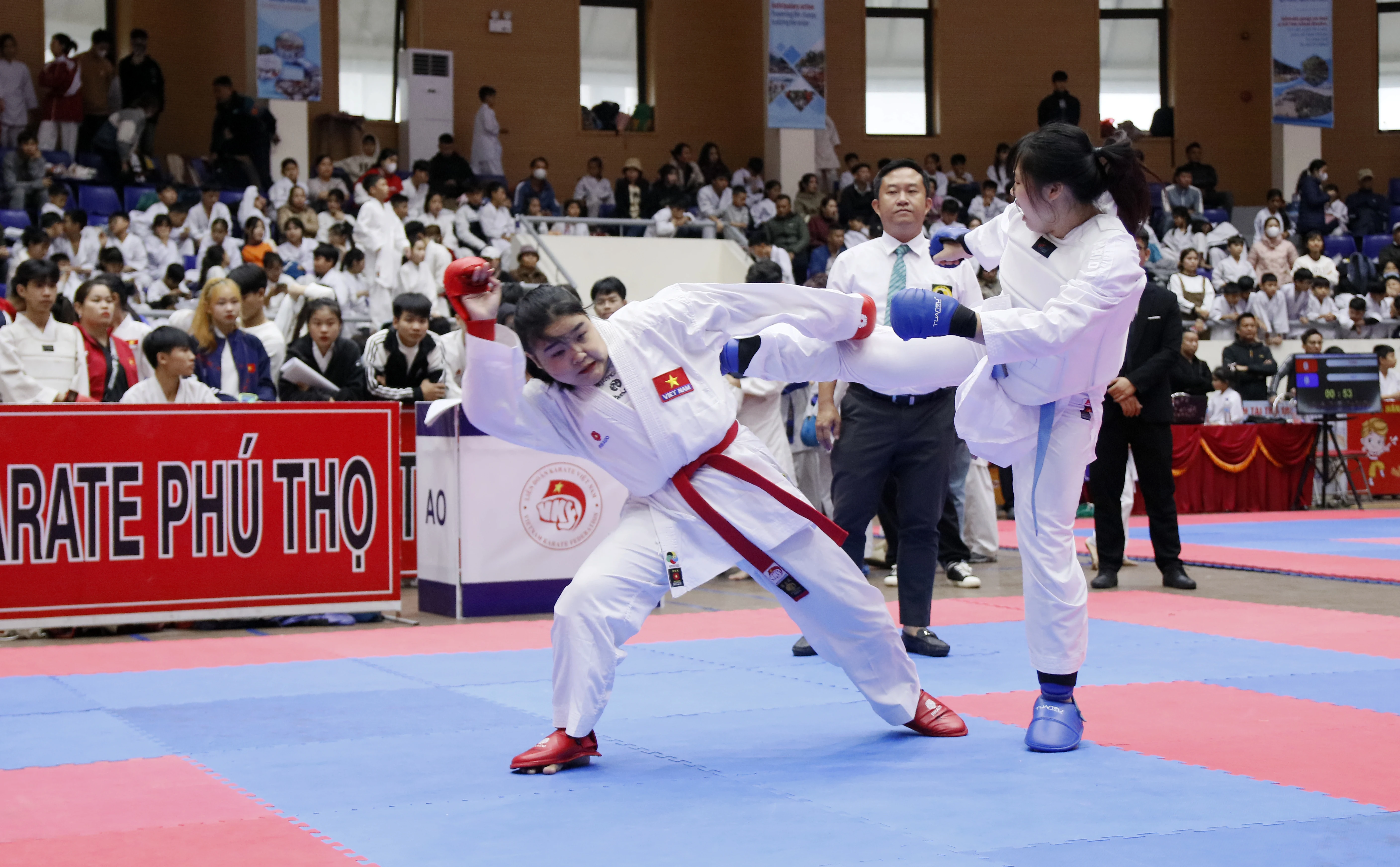 Sôi nổi Giải Vô địch trẻ Karate Phú Thọ mở rộng năm 2024