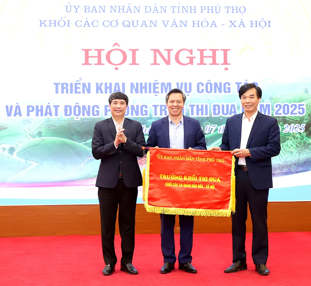 Khối các cơ quan Văn hóa - Xã hội triển khai nhiệm vụ công tác và phát động phong trào thi đua năm 2025