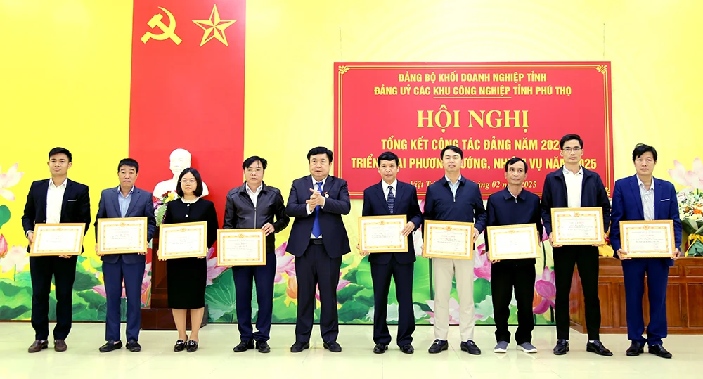 Đảng ủy các Khu công nghiệp tỉnh triển khai nhiệm vụ công tác Đảng năm 2025