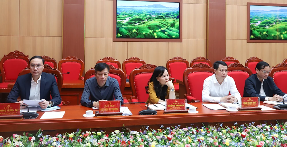 Ban Thường vụ Tỉnh ủy thông qua dự thảo điều chỉnh, bổ sung bảng giá các loại đất