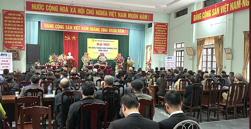 Tuyên truyền chính sách bảo hiểm tiền gửi tại Đại hội thường niên quỹ tín dụng nhân dân