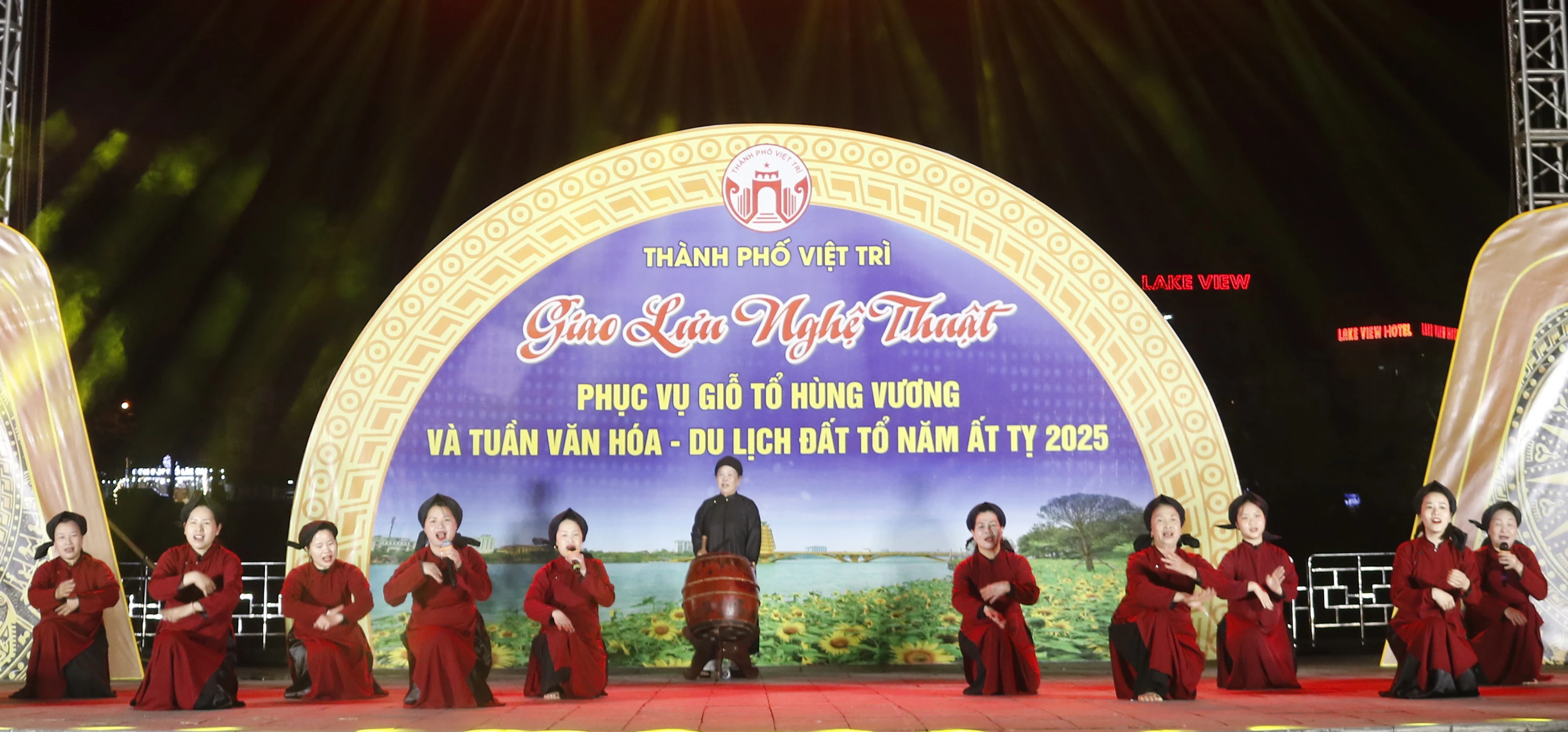 Giao lưu văn nghệ phục vụ Giỗ Tổ Hùng Vương 2025