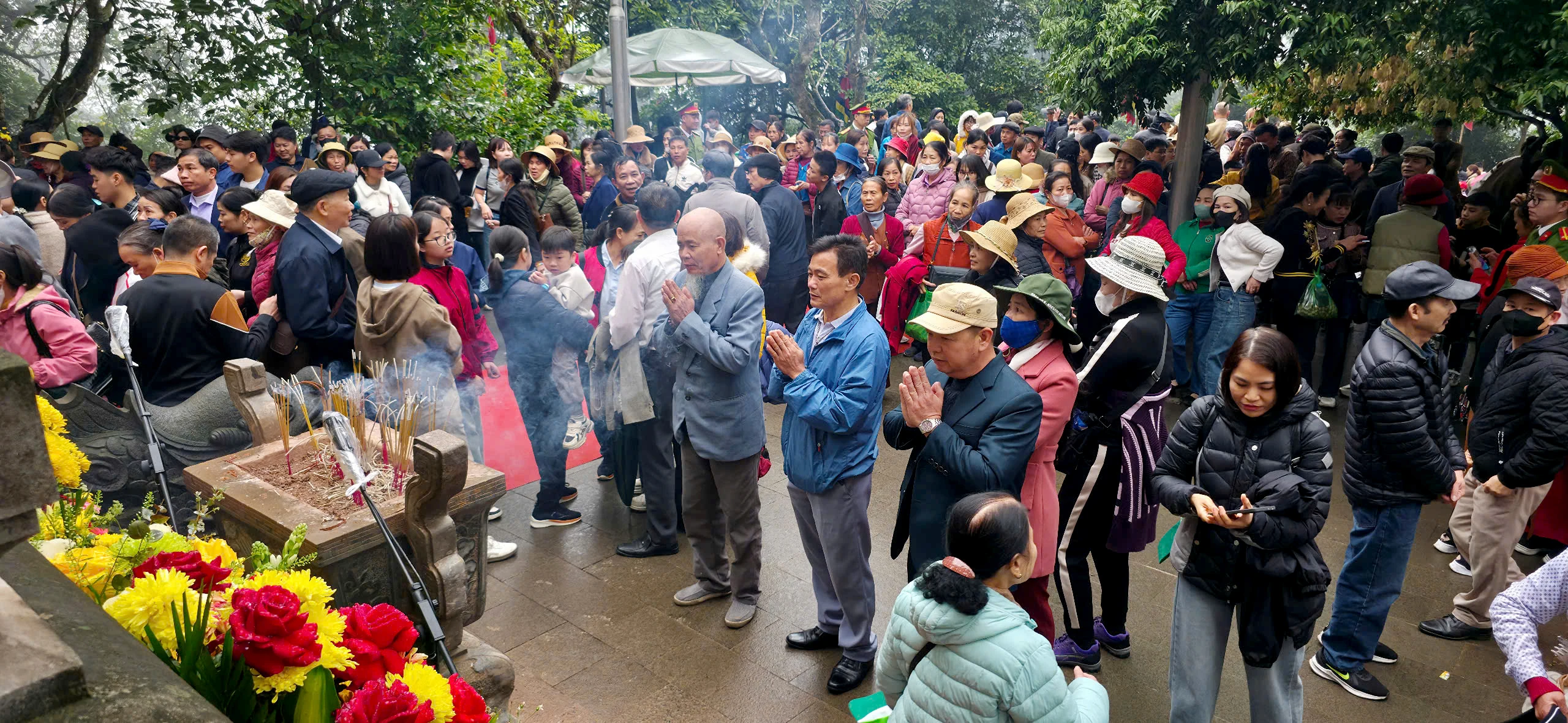 Đền Hùng trước ngày chính lễ