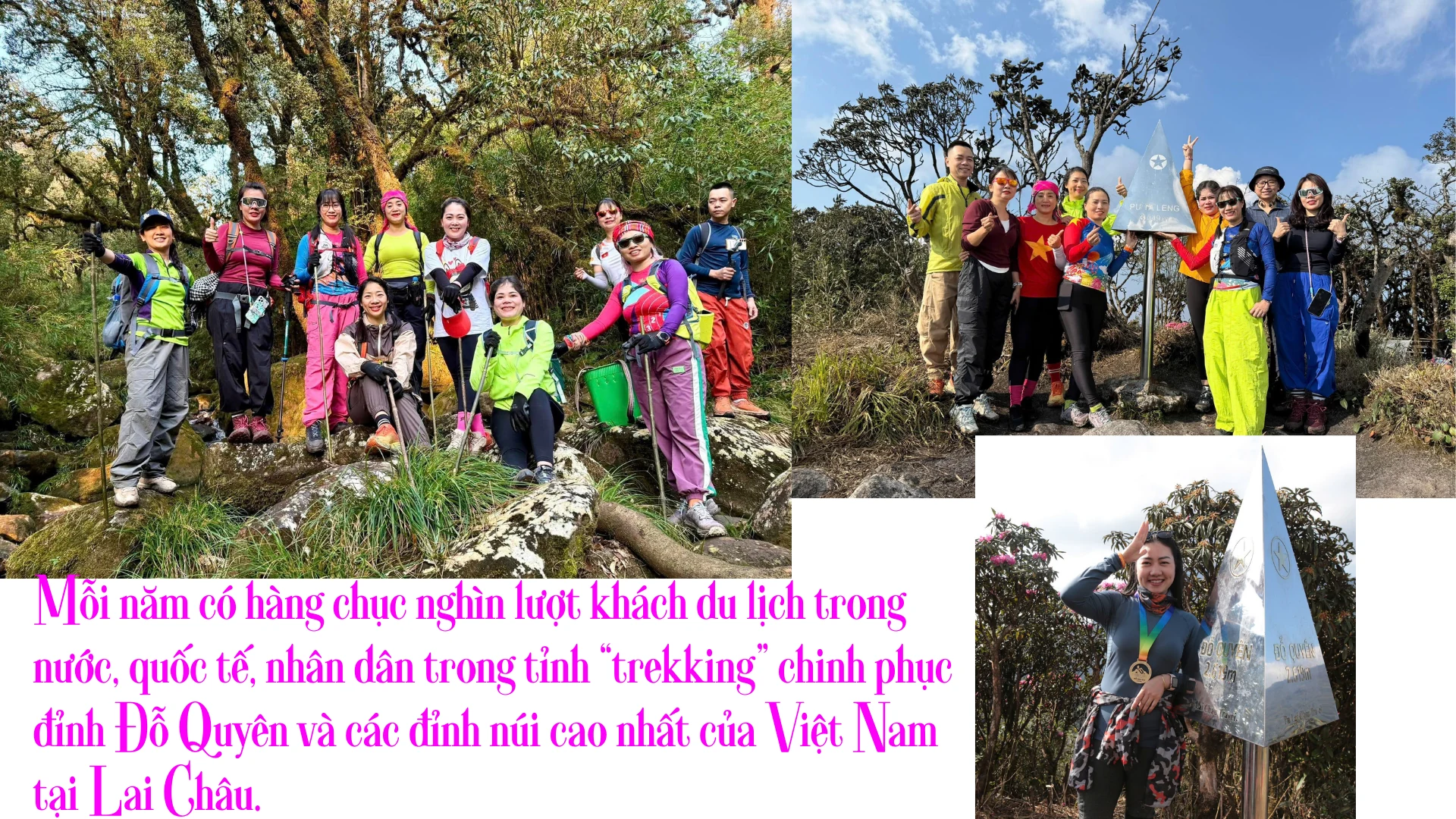 Trekking chinh phục đỉnh hoa Đỗ Quyên - Sản phẩm du lịch hấp dẫn ở Lai Châu