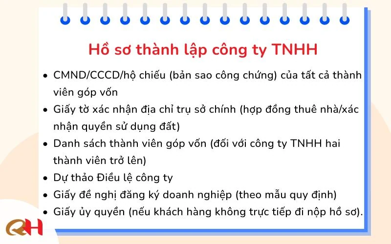 Dịch vụ thành lập công ty TNHH tại TP.HCM trọn gói tại Thuế Quang Huy