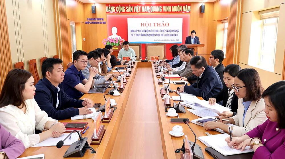 Hội thảo đóng góp ý kiến của đội ngũ trí thức tỉnh gửi tới trước Kỳ họp thứ 9, Quốc hội khoá XV