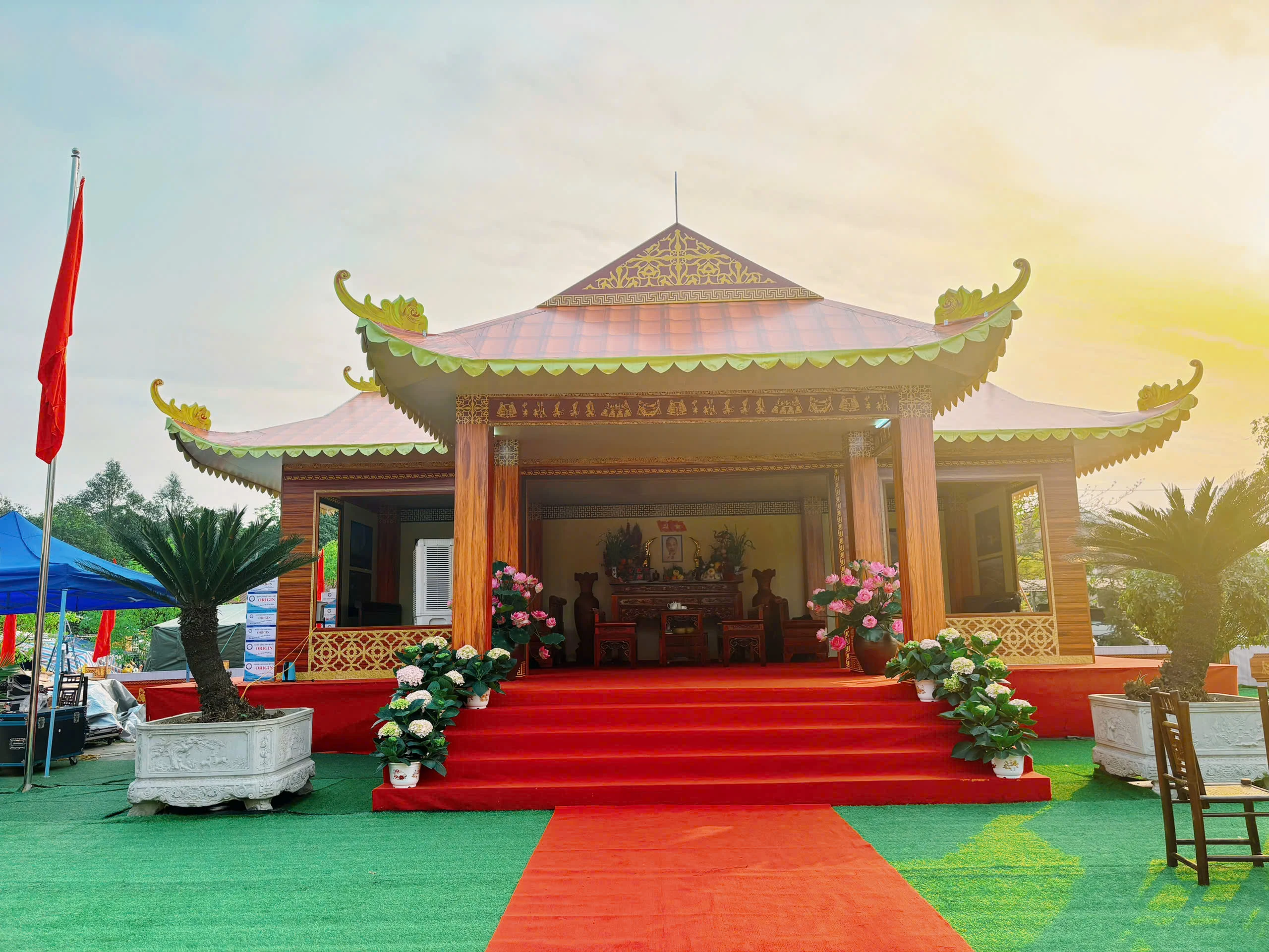 Độc đáo kiến trúc trại văn hoá của các huyện, thành, thị