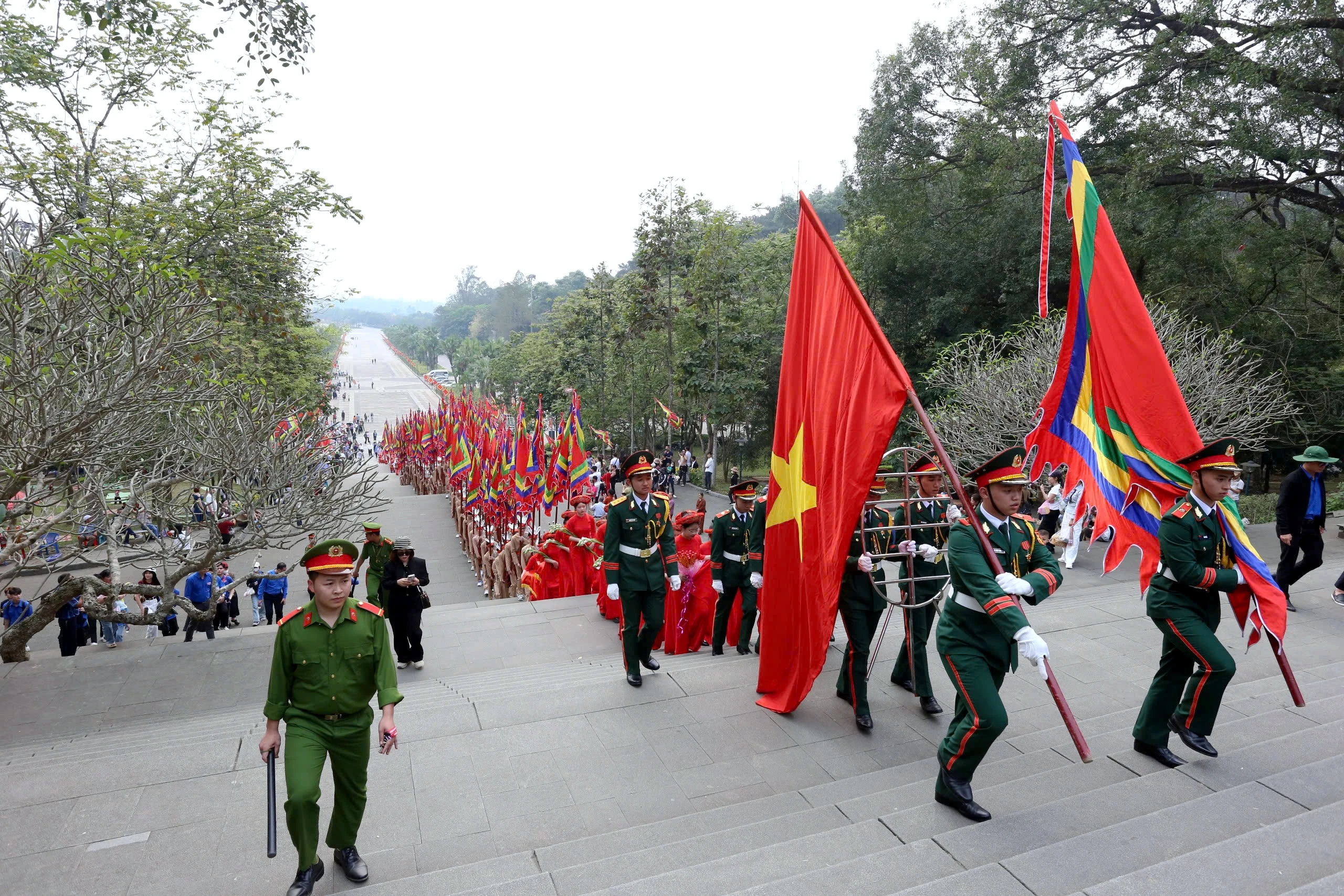 Tổng duyệt Lễ dâng hương tưởng niệm các Vua Hùng năm Ất Tỵ 2025