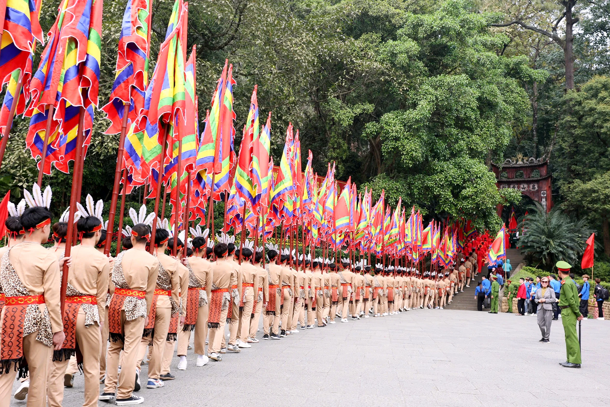 Tổng duyệt Lễ dâng hương tưởng niệm các Vua Hùng năm Ất Tỵ 2025