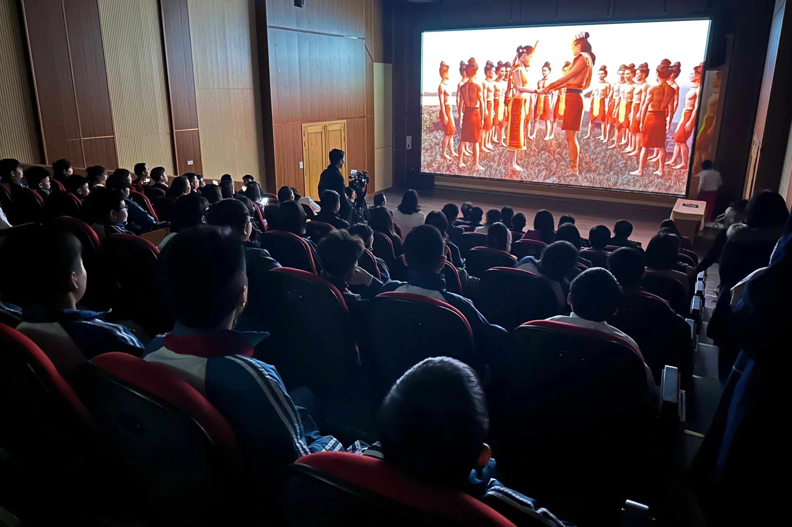 Công chiếu thử nghiệm bộ phim “Thời đại Hùng Vương” tại Bảo tàng Hùng Vương