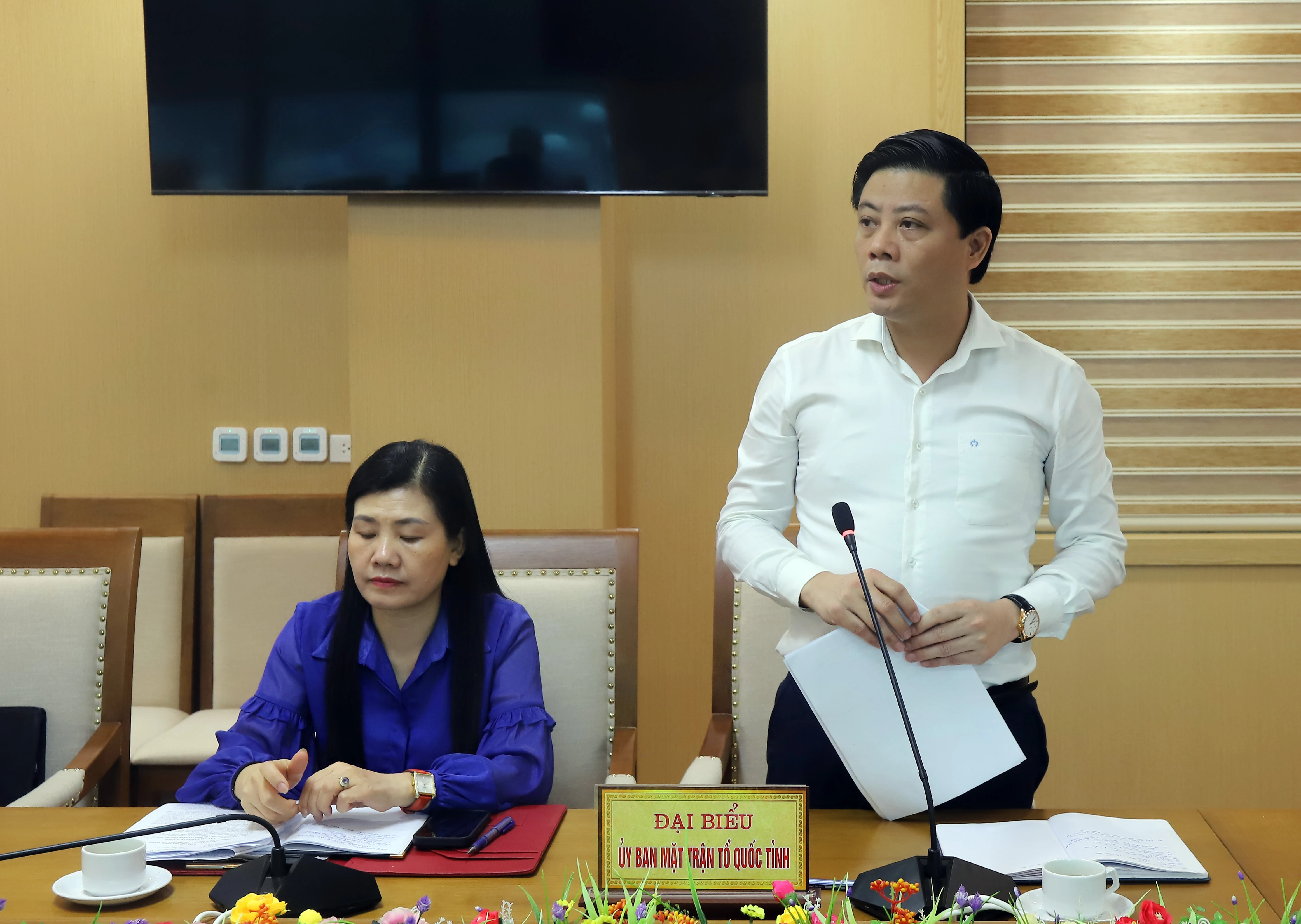 Giao ban MTTQ và các tổ chức chính trị - xã hội tỉnh quý I