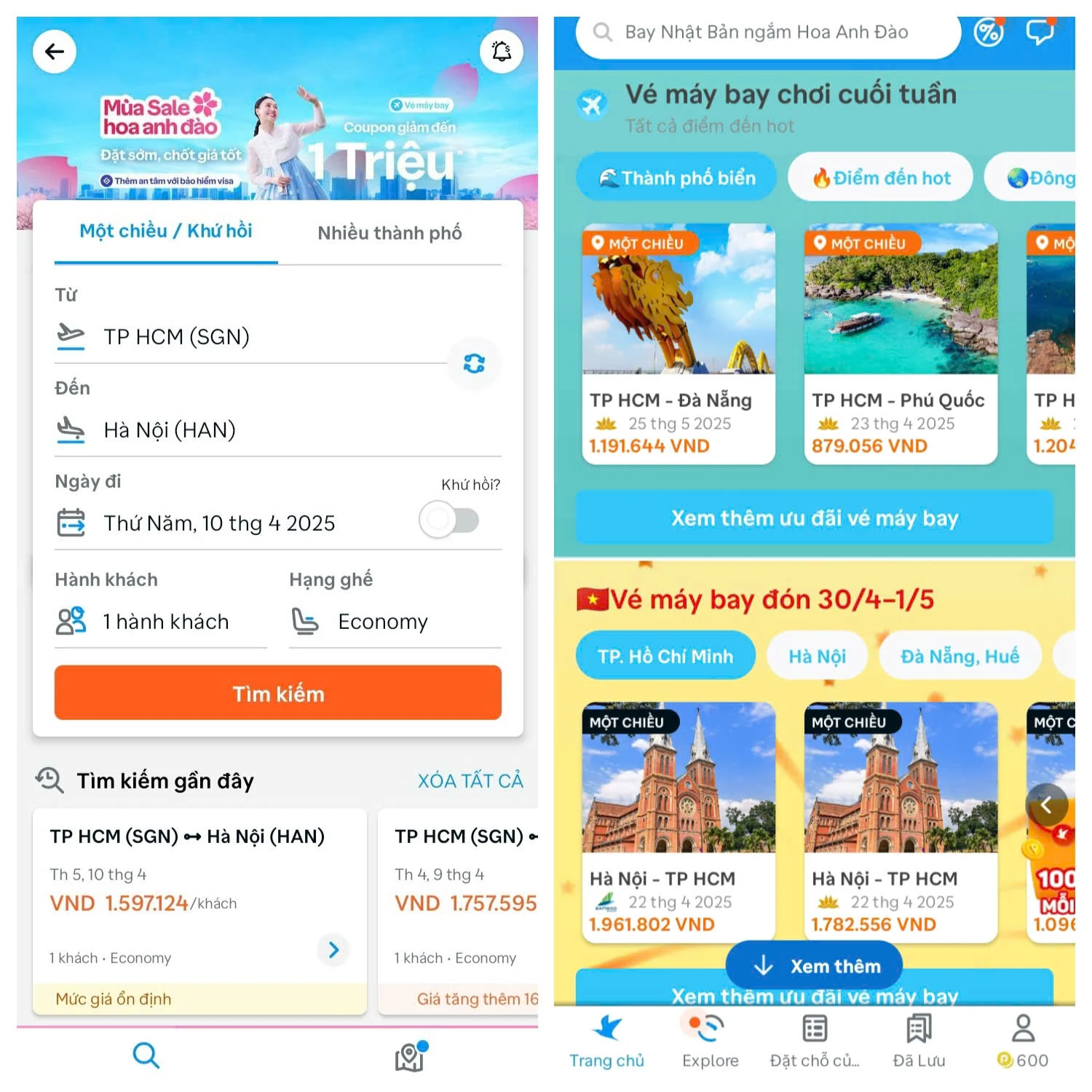 Tìm hiểu lý do nhiều khách hàng lựa chọn đặt vé Vietnam Airlines trên Traveloka