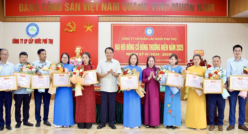 Công ty cổ phần cấp nước Phú Thọ tổ chức Đại hội đồng cổ đông thường niên năm 2025