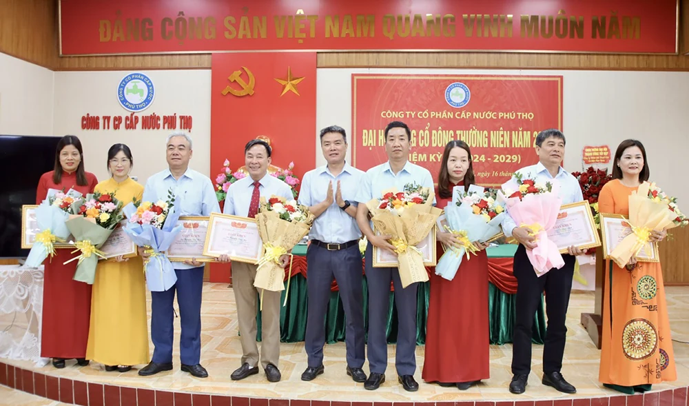 Công ty cổ phần cấp nước Phú Thọ tổ chức Đại hội đồng cổ đông thường niên năm 2025