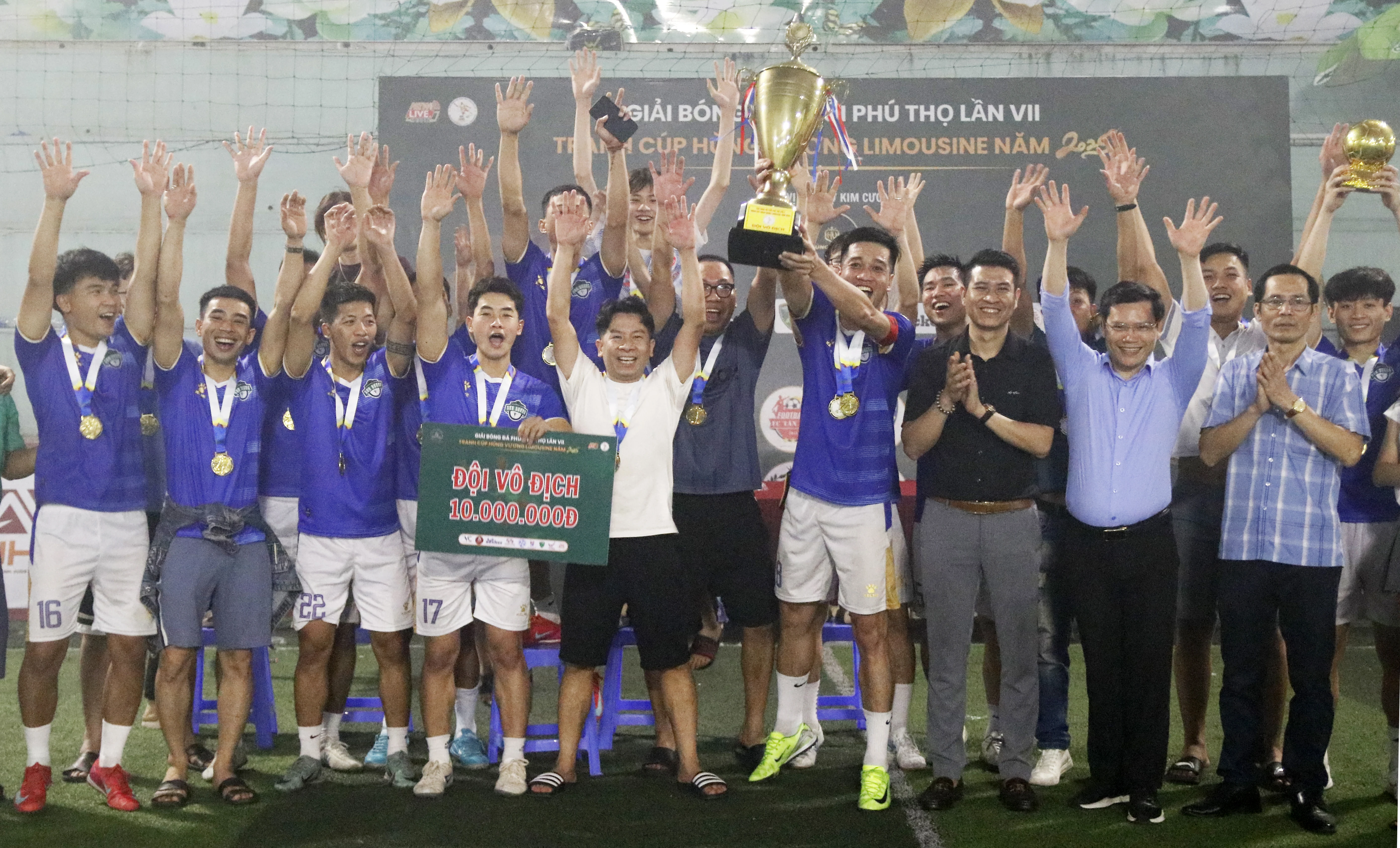 Sơn Dương Vô địch Giải Bóng đá phủi Phú Thọ lần thứ VII năm 2025