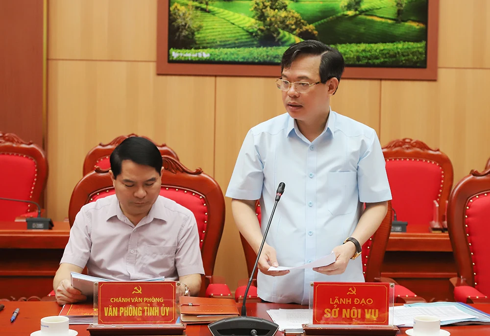 Ban Thường vụ Tỉnh uỷ đồng ý Đề án hợp nhất Báo Phú Thọ và Đài Phát thanh -Truyền hình tỉnh