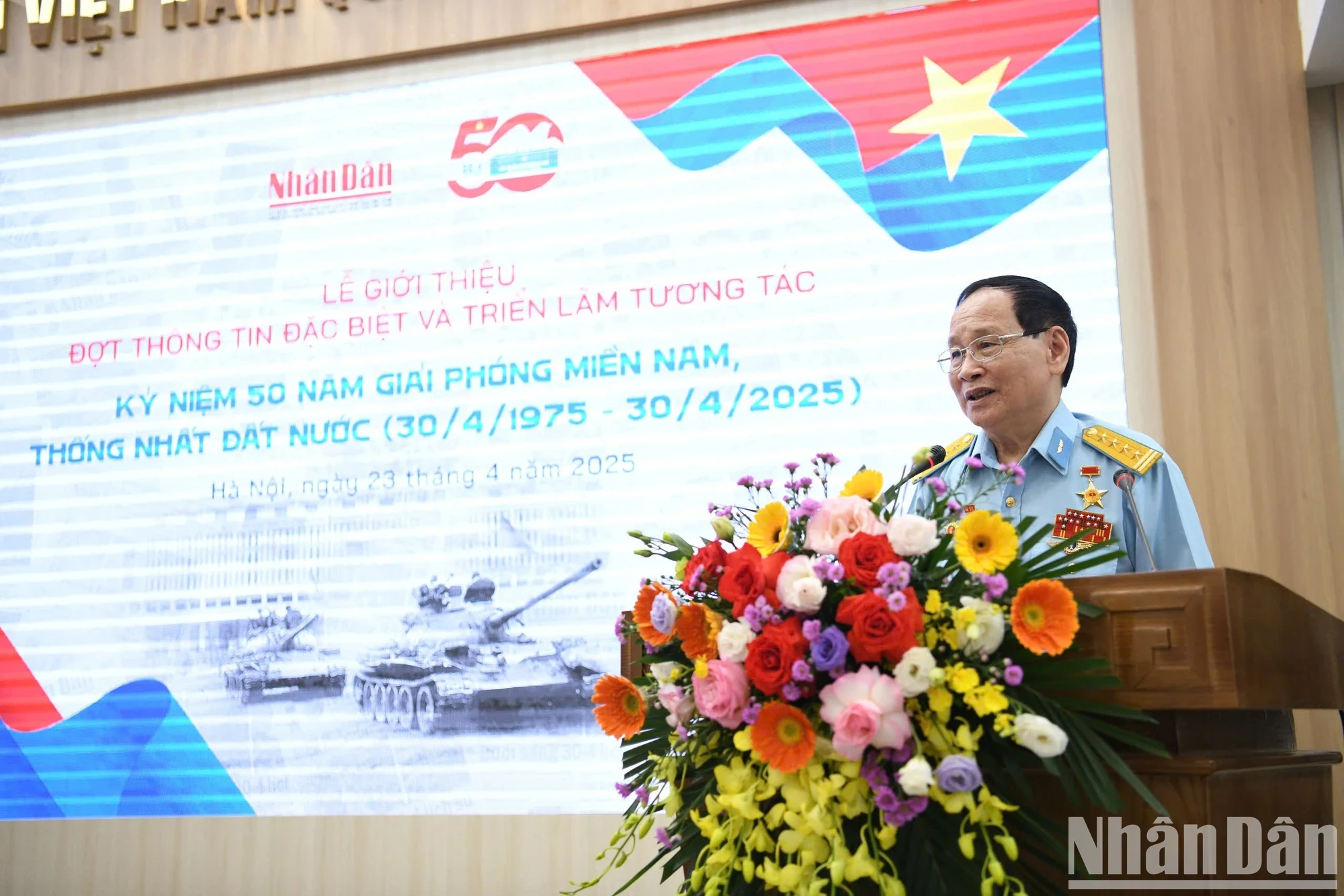 Báo Nhân Dân công bố đợt truyền thông đặc biệt chào mừng 50 năm ngày Giải phóng miền nam, thống nhất đất nước