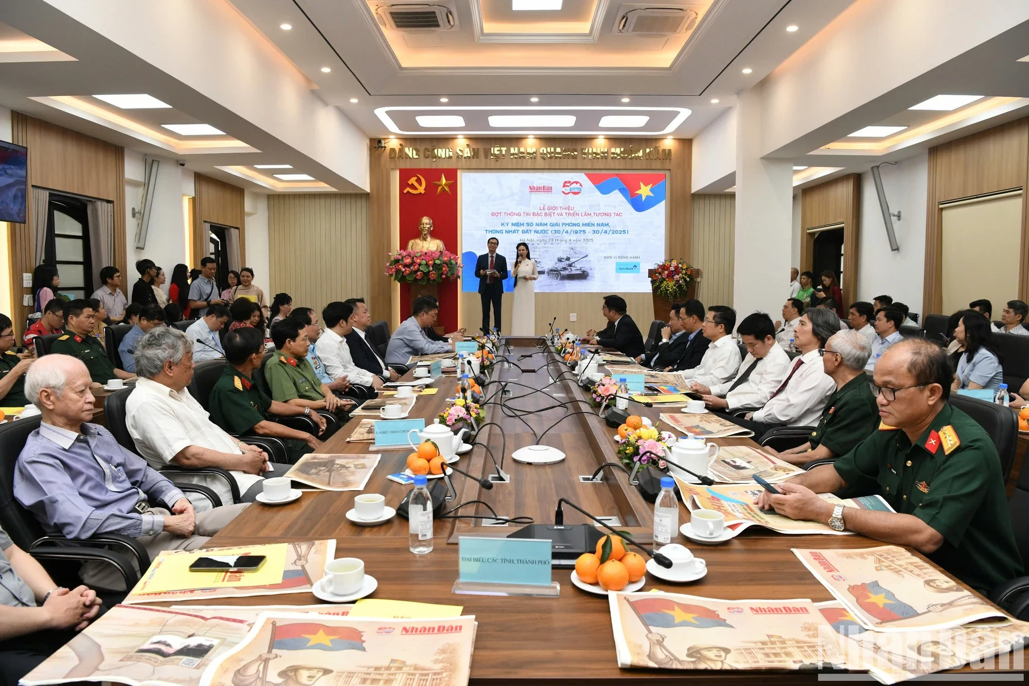 Báo Nhân Dân công bố đợt truyền thông đặc biệt chào mừng 50 năm ngày Giải phóng miền nam, thống nhất đất nước