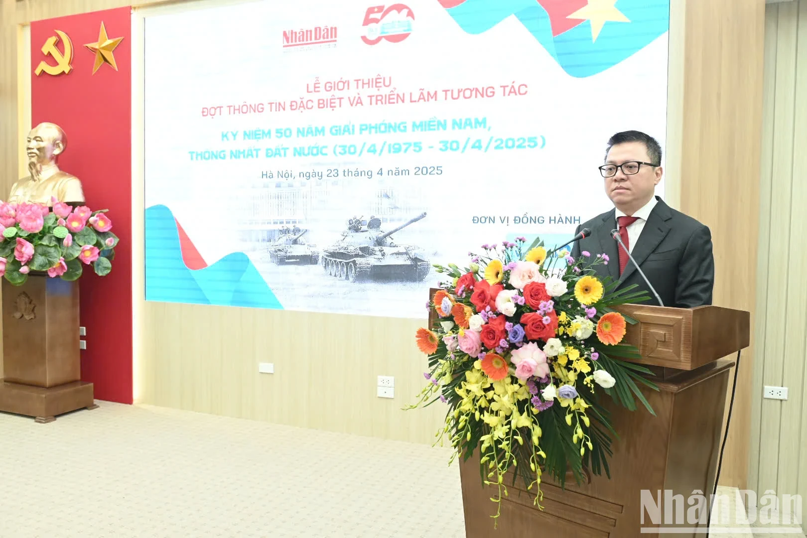 Báo Nhân Dân công bố đợt truyền thông đặc biệt chào mừng 50 năm ngày Giải phóng miền nam, thống nhất đất nước