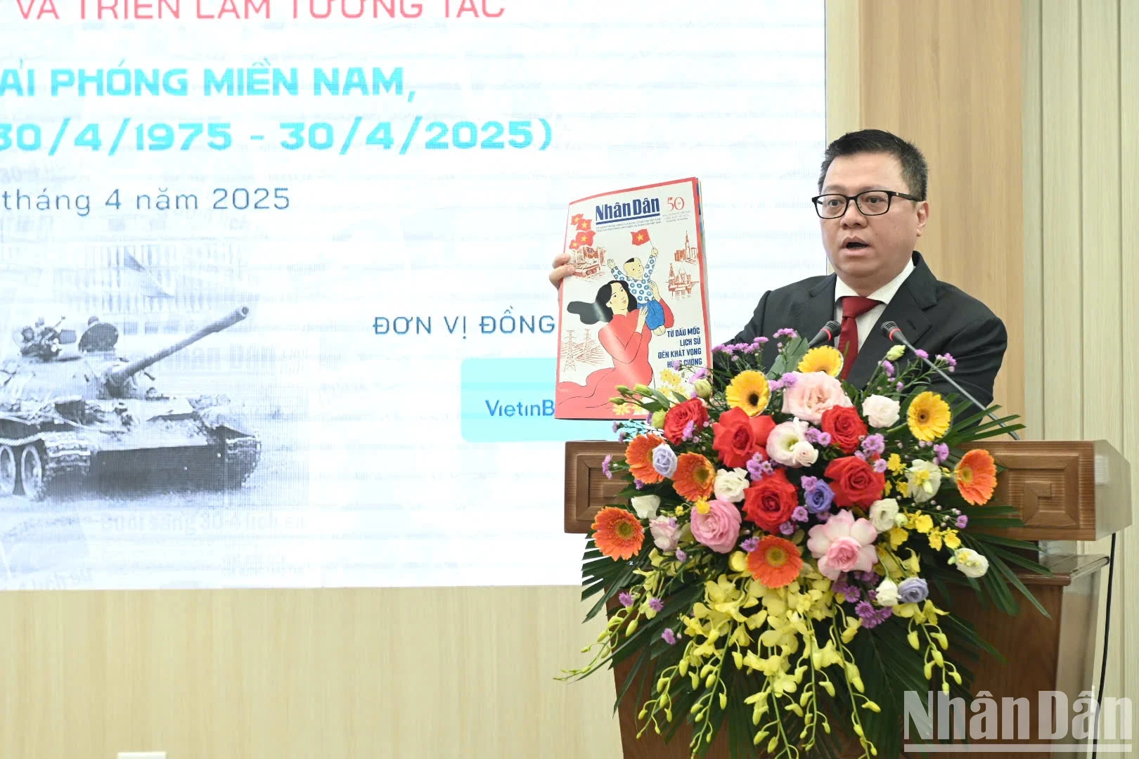 Báo Nhân Dân công bố đợt truyền thông đặc biệt chào mừng 50 năm ngày Giải phóng miền nam, thống nhất đất nước