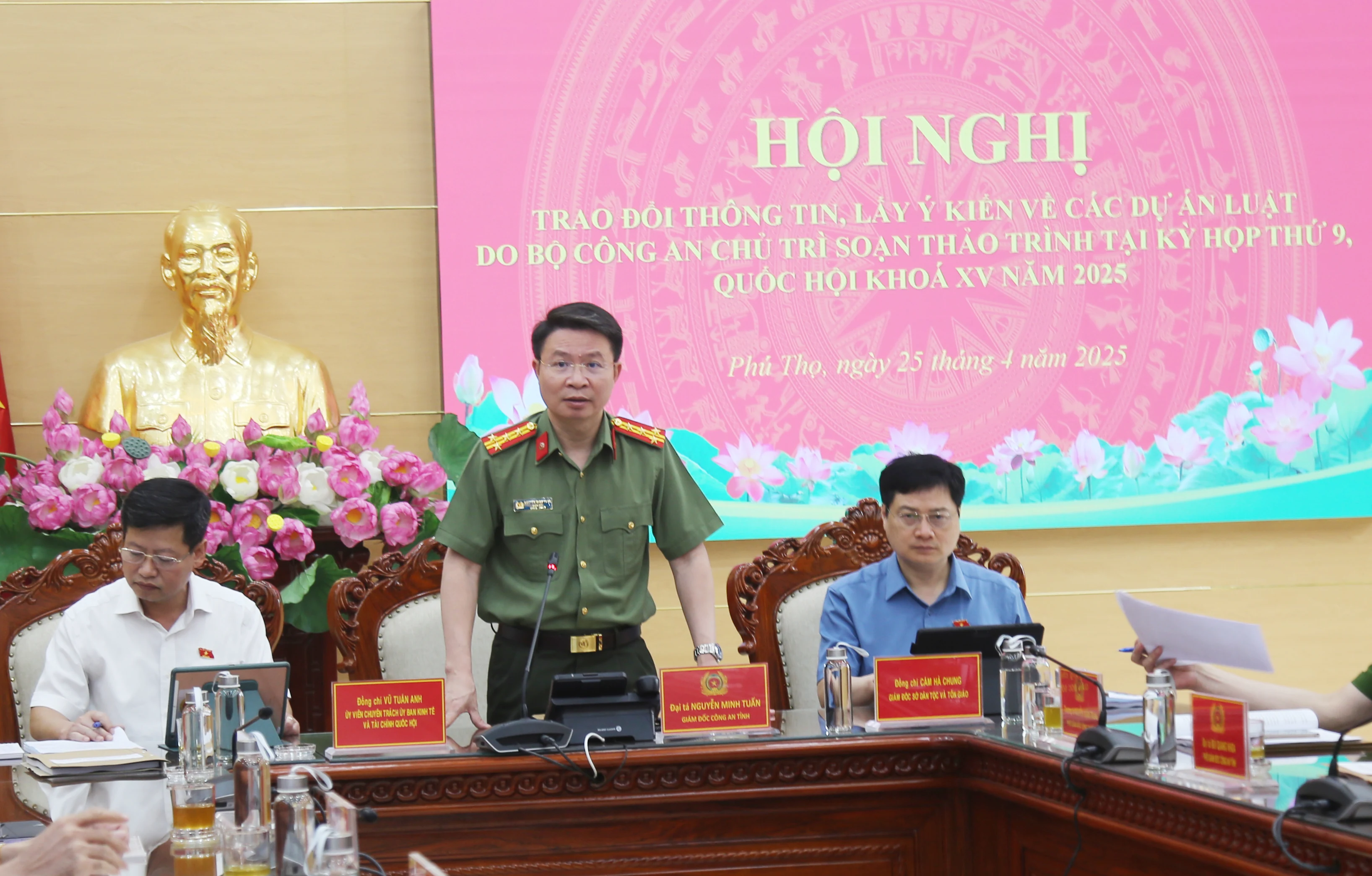 Lấy ý kiến về các dự án luật do Bộ Công an chủ trì soạn thảo