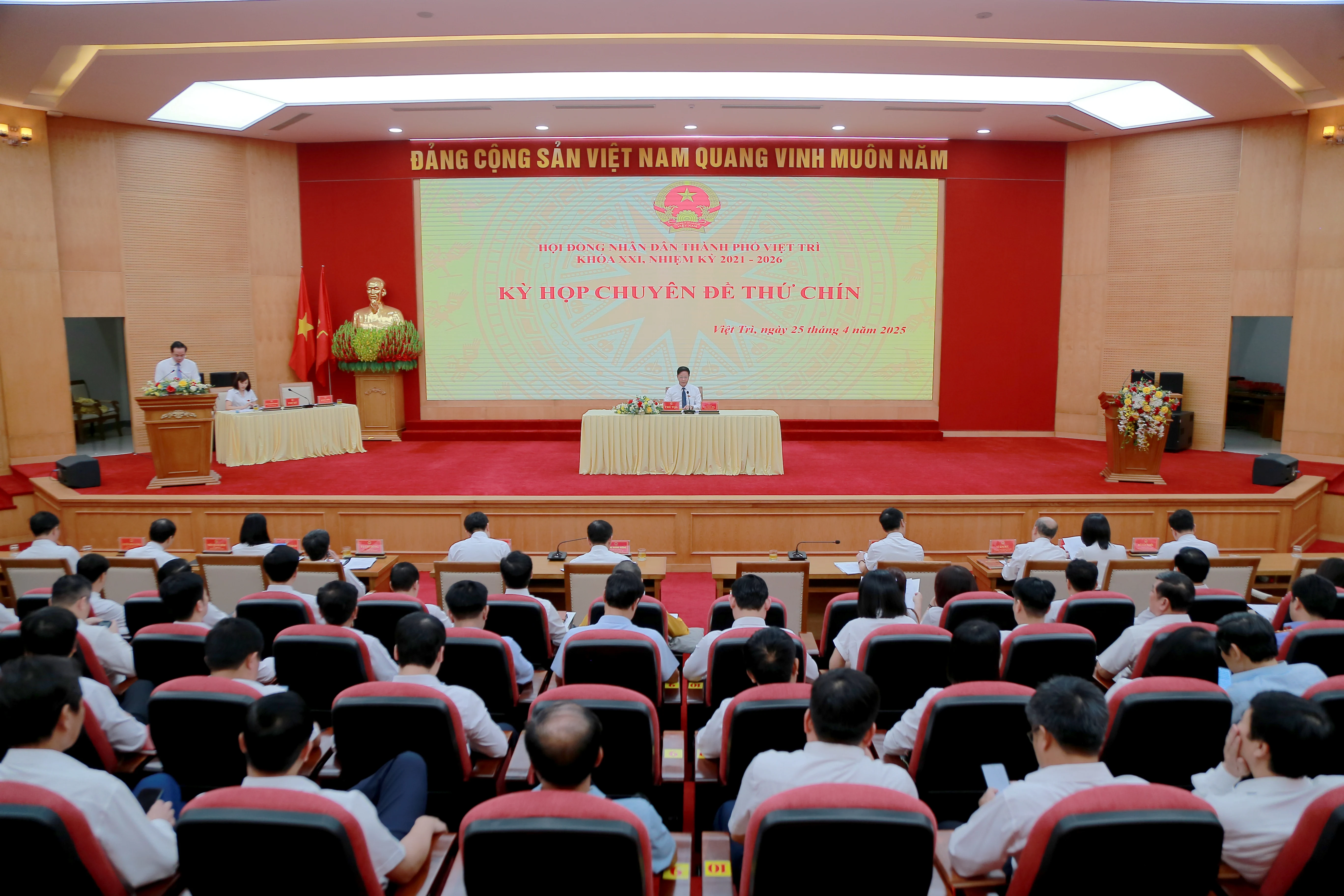 Kỳ họp Chuyên đề thứ Chín, HĐND thành phố Việt Trì khóa XXI