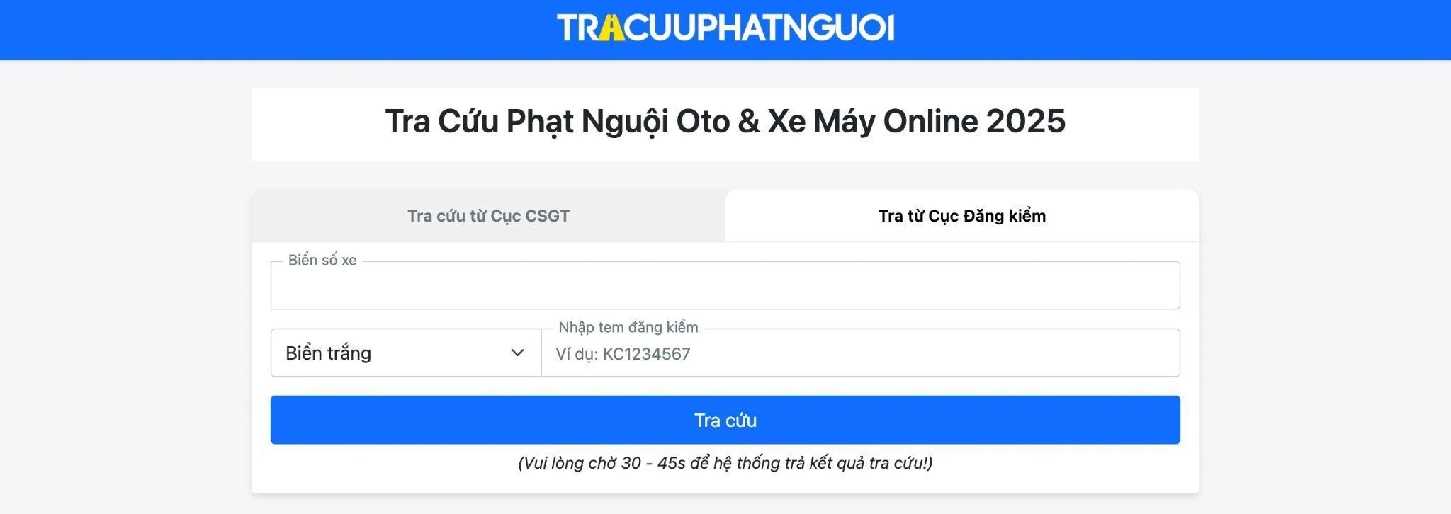 Tra cứu phạt nguội ô tô: Nhanh chóng, chính xác với TraCuuPhatNguoi.mobi