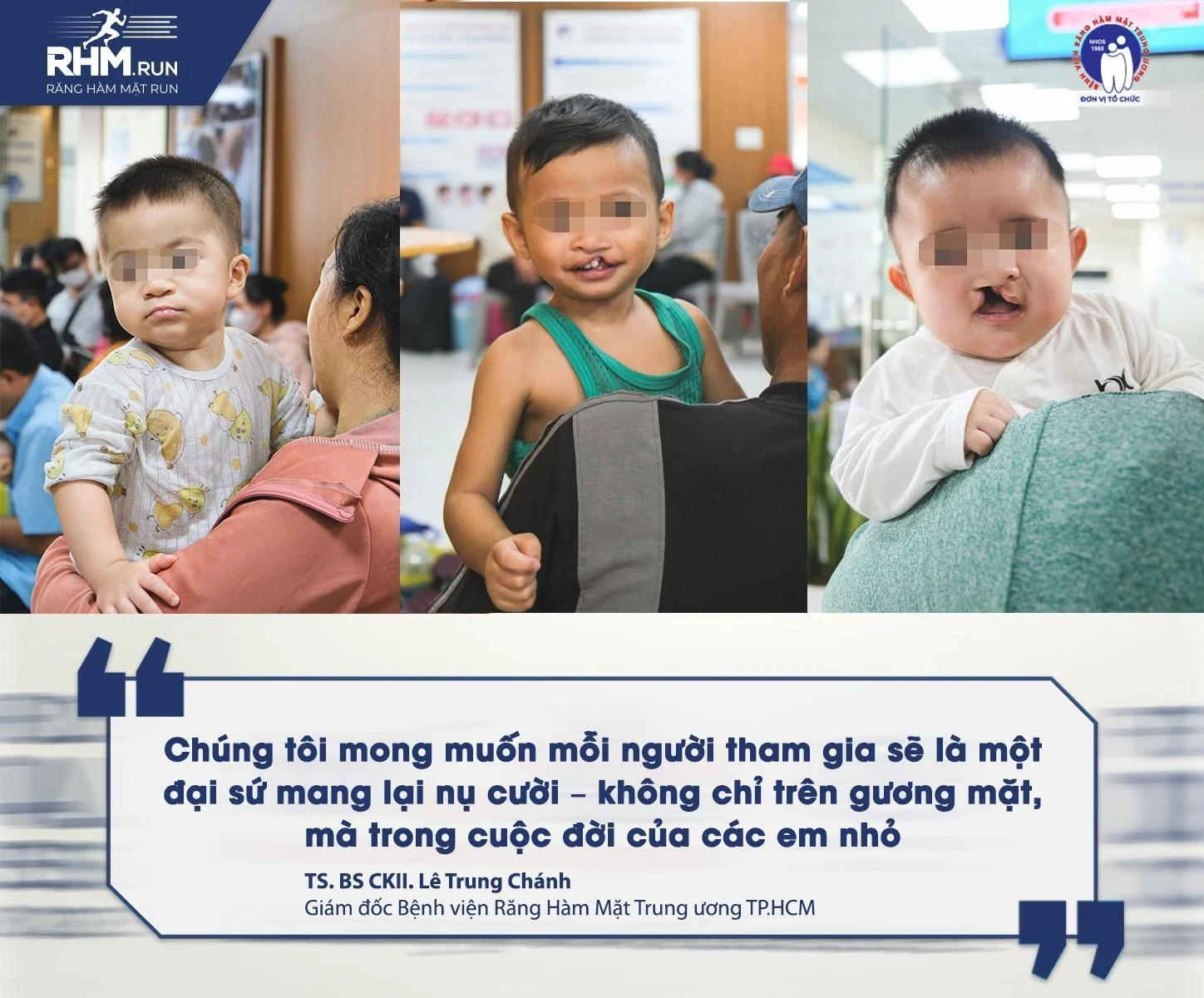 Bệnh viện Răng Hàm Mặt Paris đồng tài trợ cuộc thi Bước chạy yêu thương giúp đỡ trẻ em khe hở môi – vòm miệng