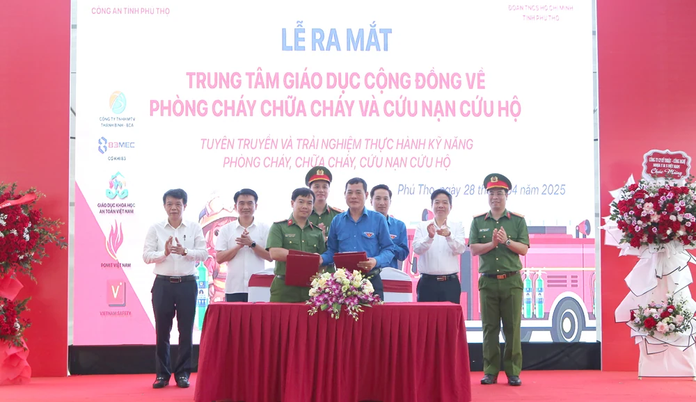 Ra mắt Trung tâm giáo dục cộng đồng về phòng cháy, chữa cháy và cứu nạn, cứu hộ