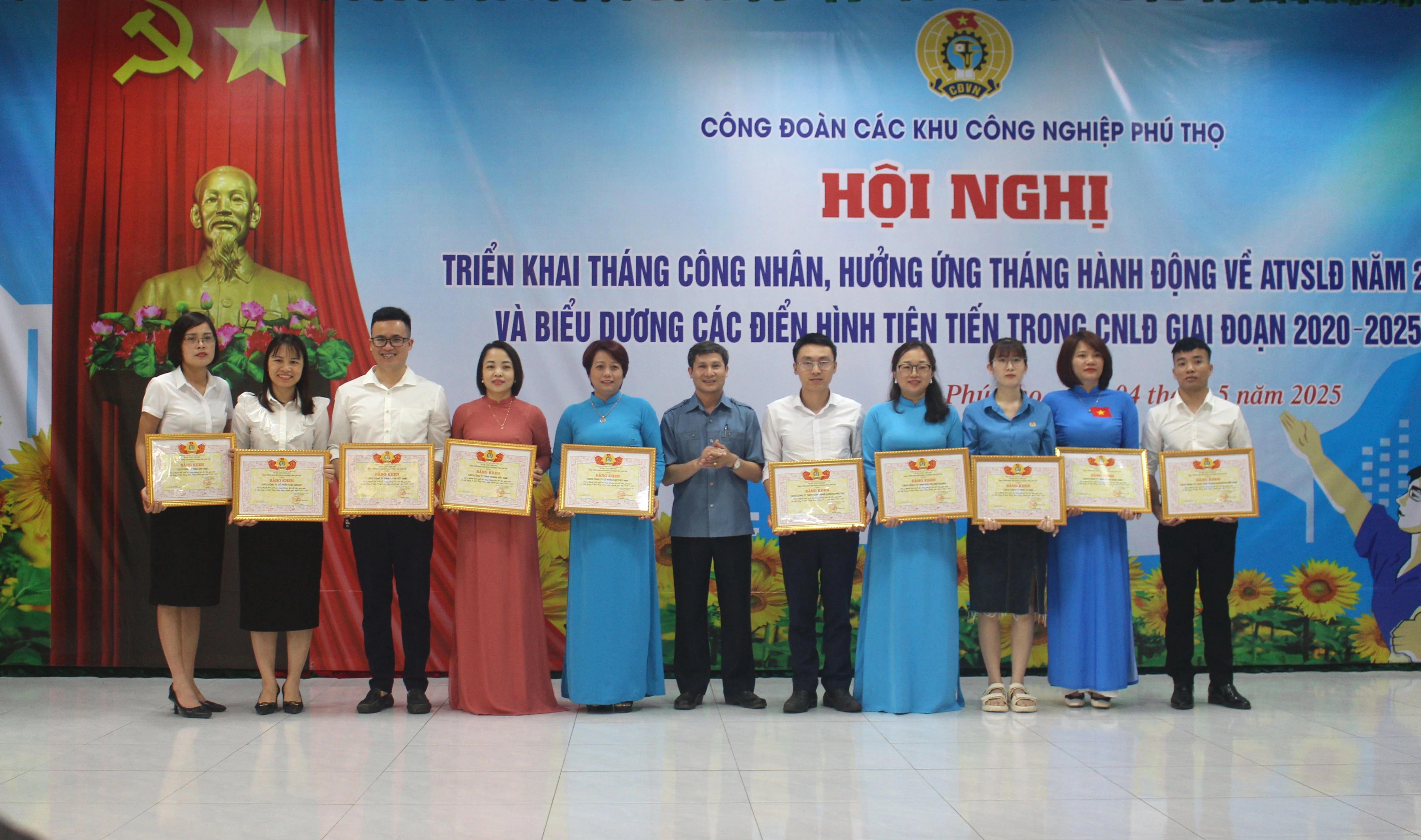 Công đoàn các Khu công nghiệp: Phát động Tháng Công nhân và biểu dương điển hình tiên tiến trong công nhân lao động