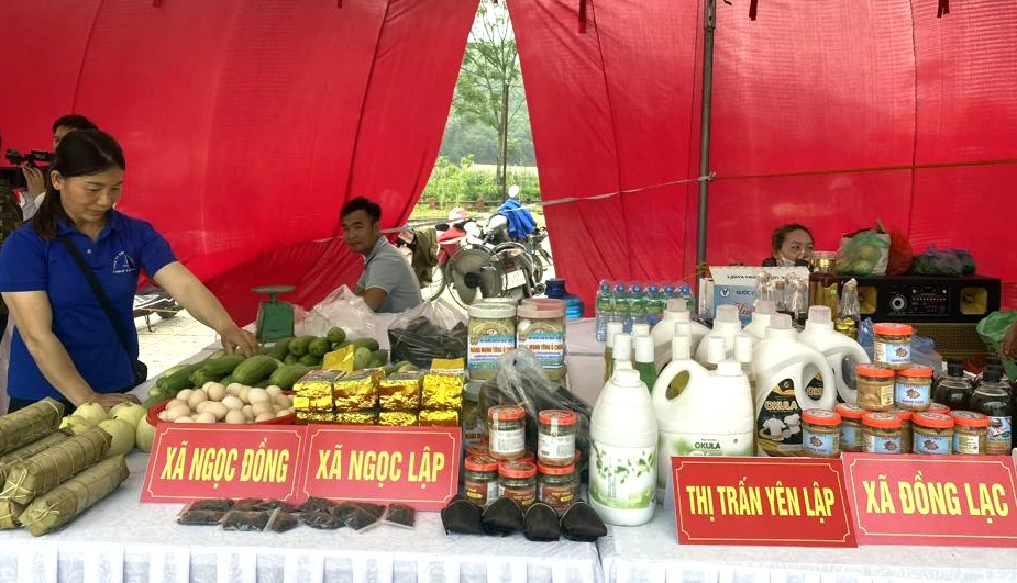 Trên 150 sản phẩm tham gia phiên chợ quảng bá