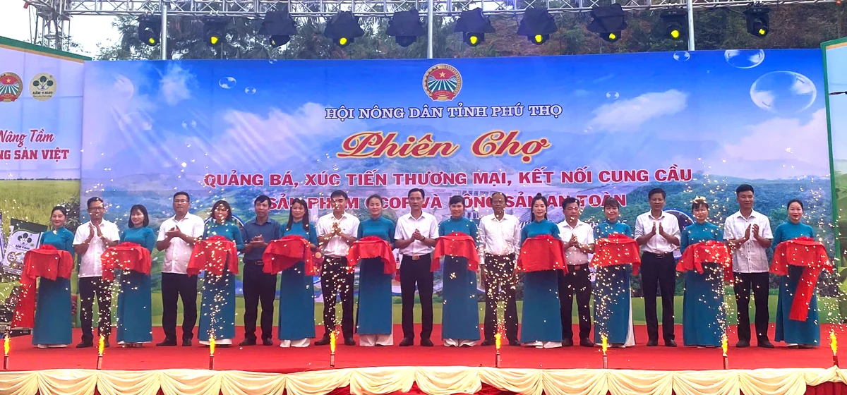 Trên 150 sản phẩm tham gia phiên chợ quảng bá