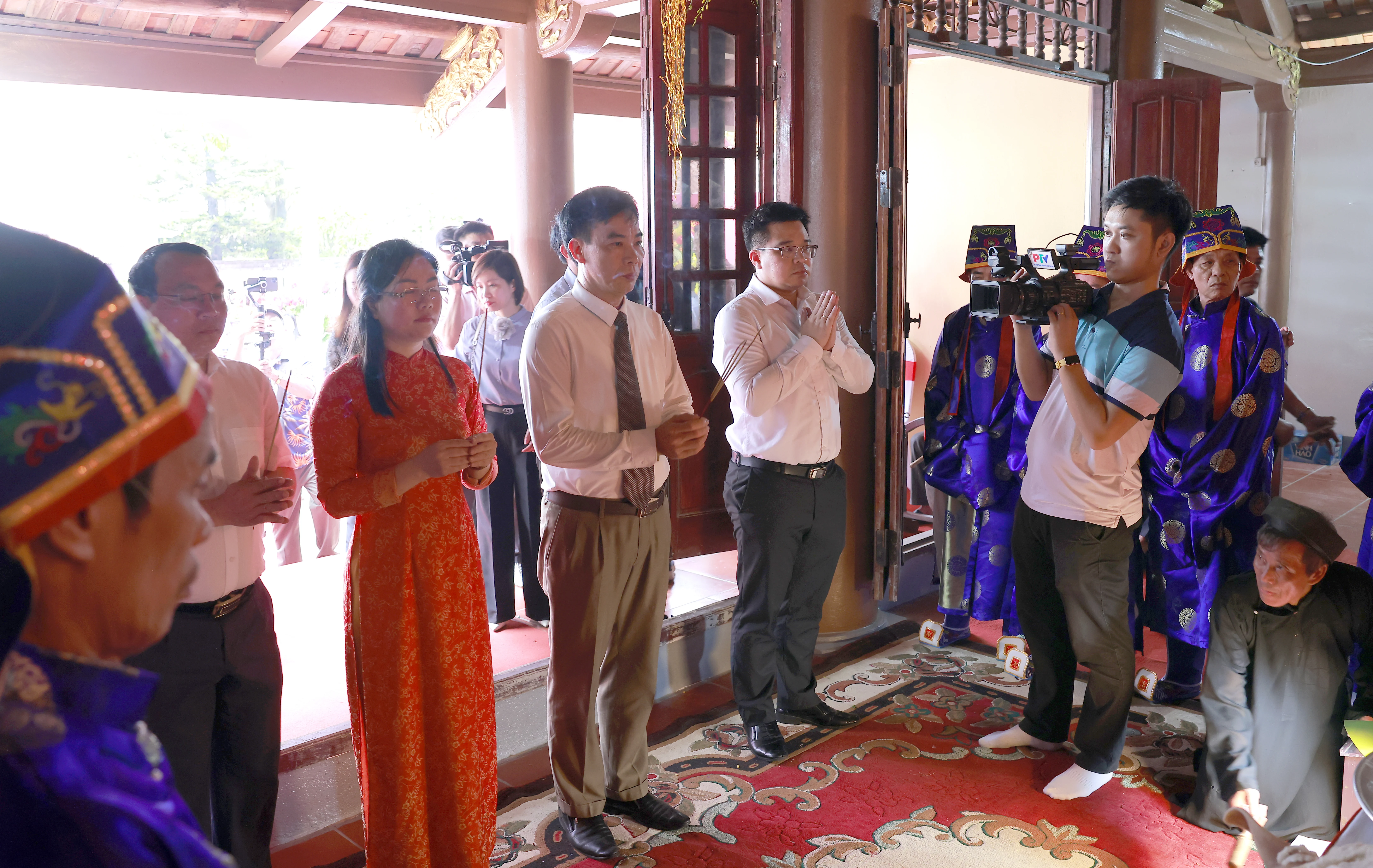 Lễ dâng hương tưởng nhớ Hoàng tử Lang Liêu - Hùng Chiêu Vương