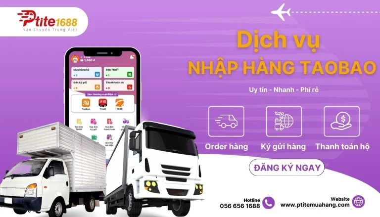Ptite Logistics – Dịch vụ order, mua hộ hàng Taobao uy tín, chất lượng cho người mới