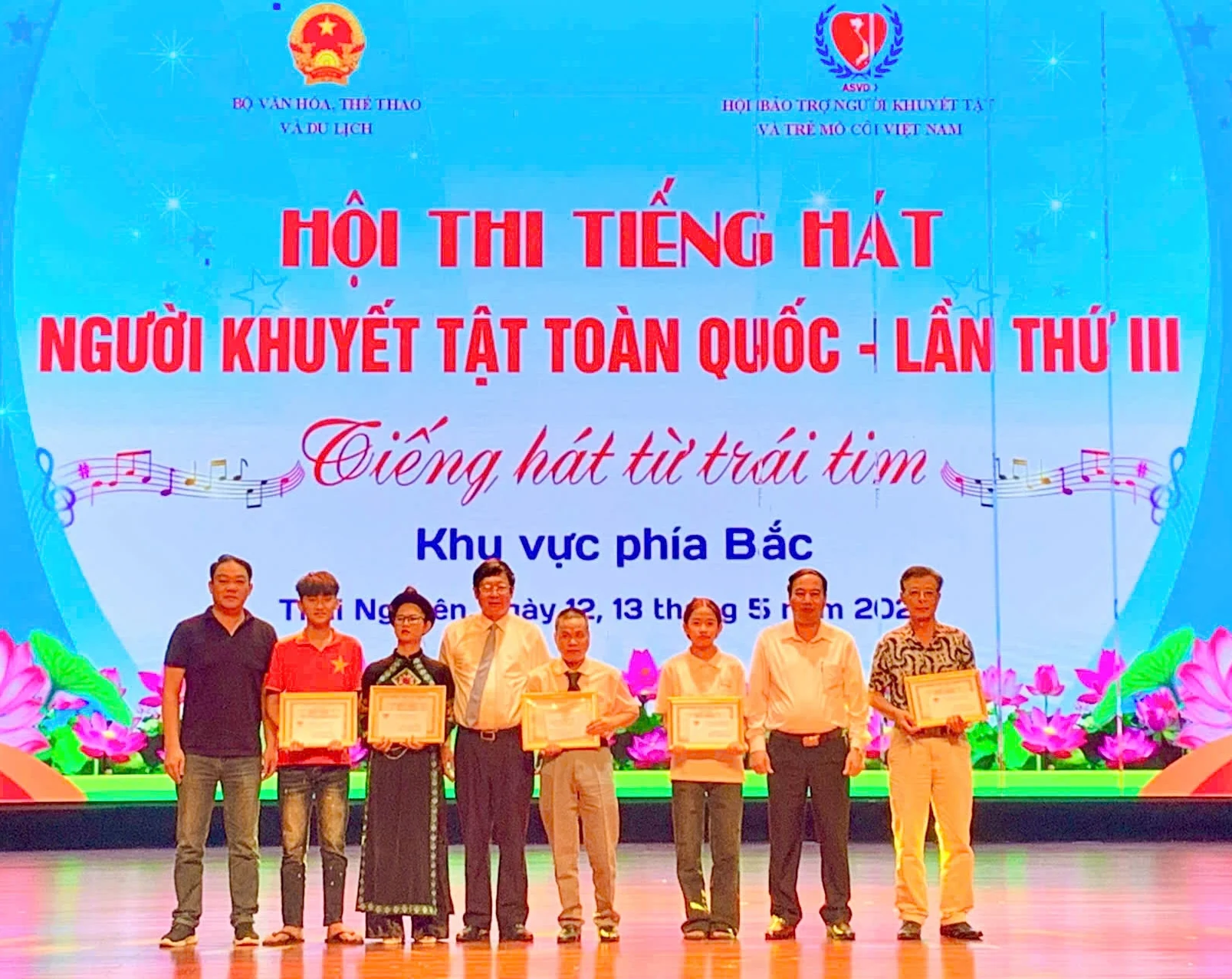 Đoàn Phú Thọ đoạt Huy chương Vàng Hội thi Tiếng hát người khuyết tật lần thứ III