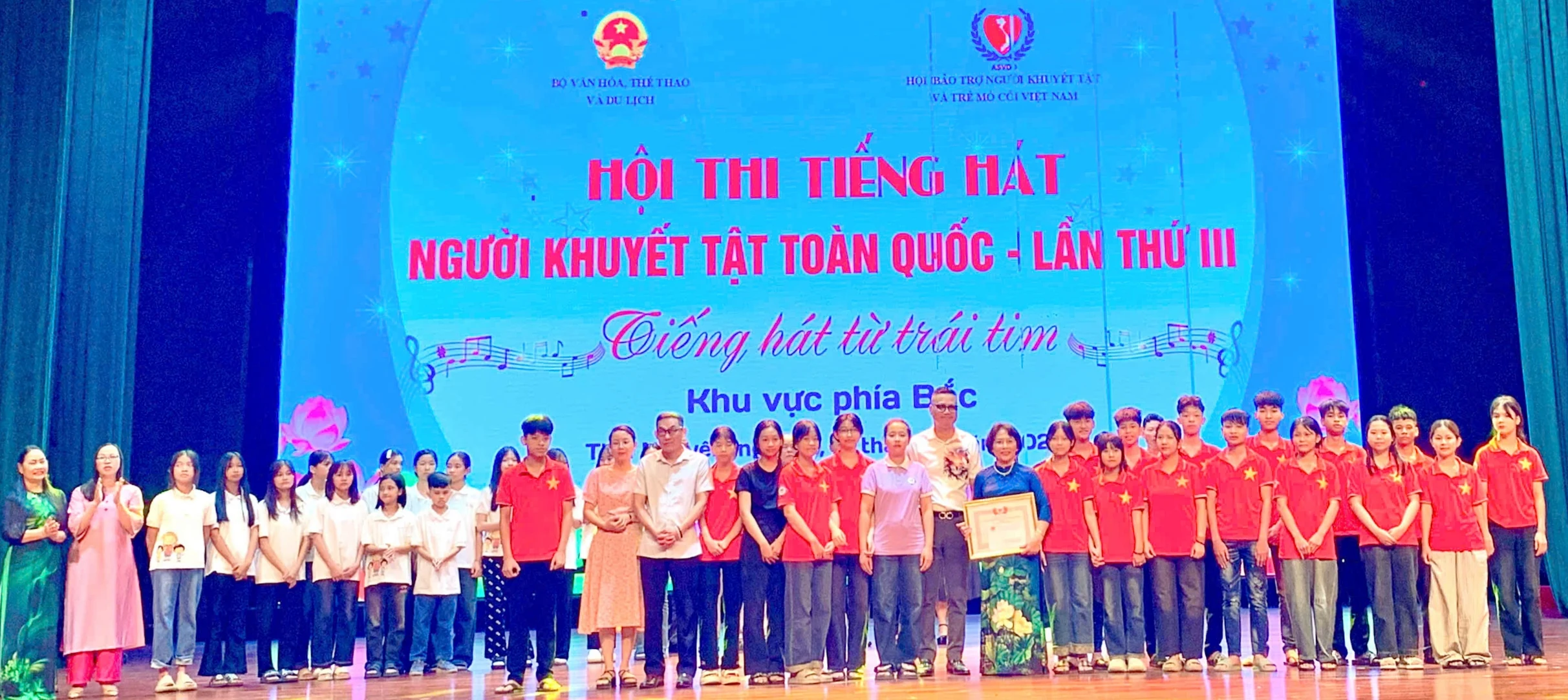 Đoàn Phú Thọ đoạt Huy chương Vàng Hội thi Tiếng hát người khuyết tật lần thứ III