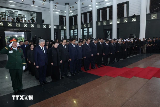 Cử hành trọng thể Lễ Quốc tang nguyên Chủ tịch nước Trần Đức Lương