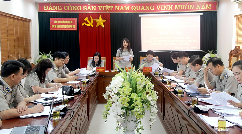 Cục THADS Phú Thọ, Vĩnh Phúc, Hòa Bình họp thống nhất phương án sắp xếp, sáp nhập