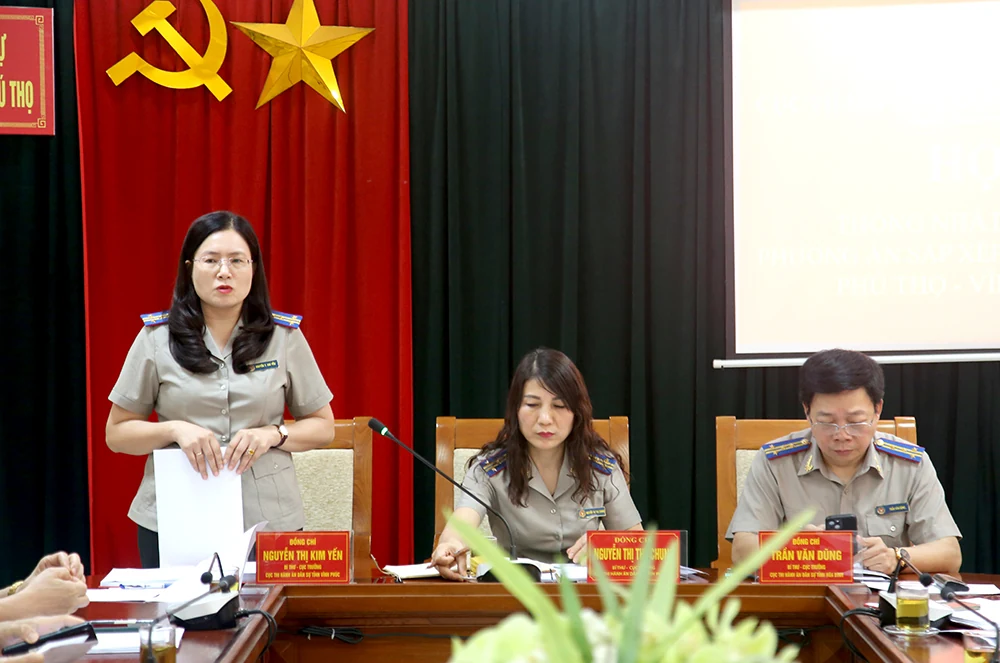 Cục THADS Phú Thọ, Vĩnh Phúc, Hòa Bình họp thống nhất phương án sắp xếp, sáp nhập