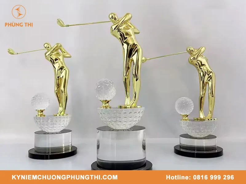 Kỷ niệm chương Phùng Thị chuyên làm cúp thể thao theo yêu cầu