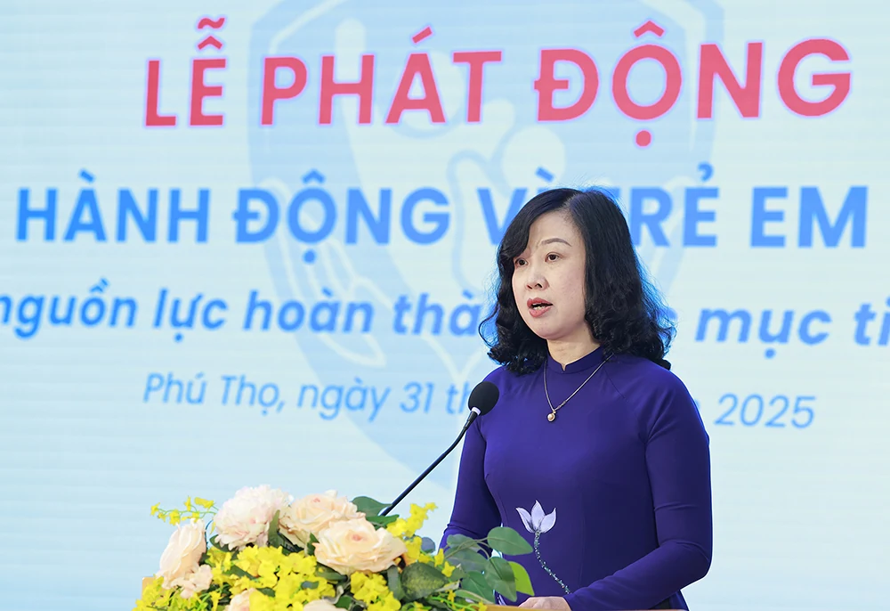 Lễ phát động tháng hành động vì trẻ em năm 2025
