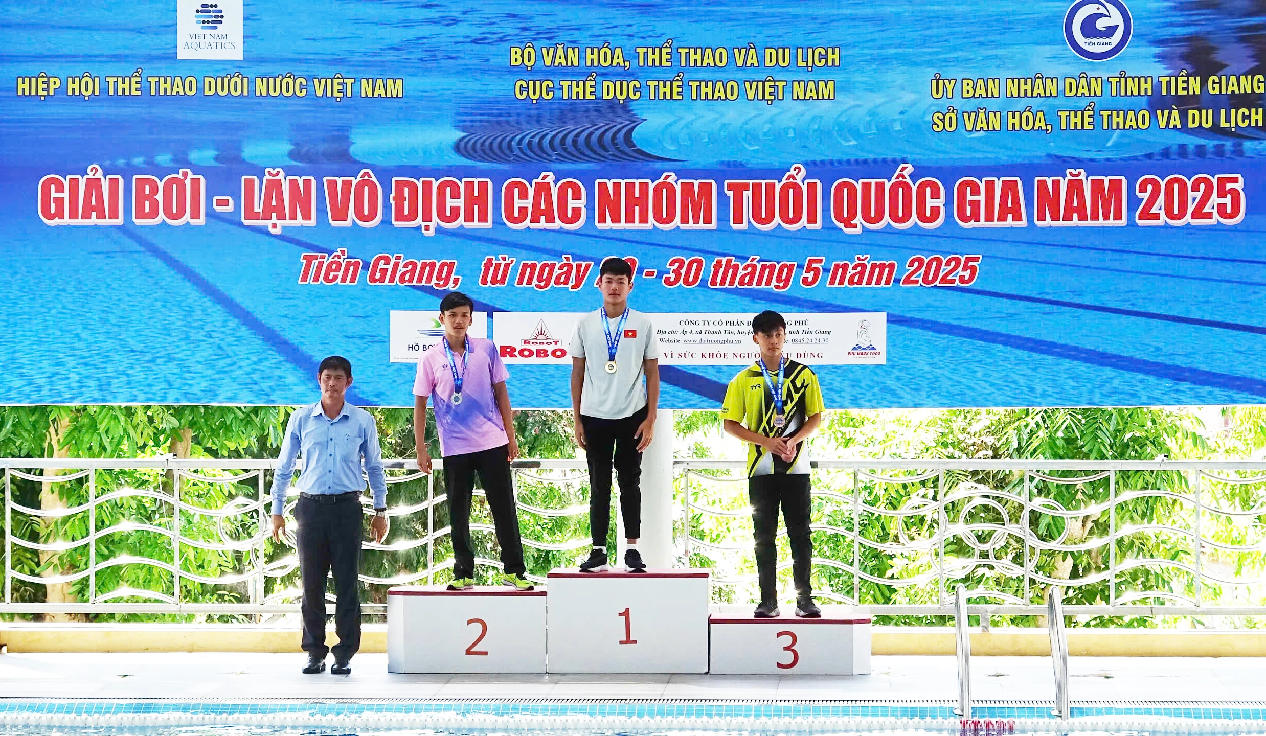 Phú Thọ giành thêm 8 huy chương tại Giải Bơi - Lặn Vô địch các nhóm tuổi Quốc gia 2025