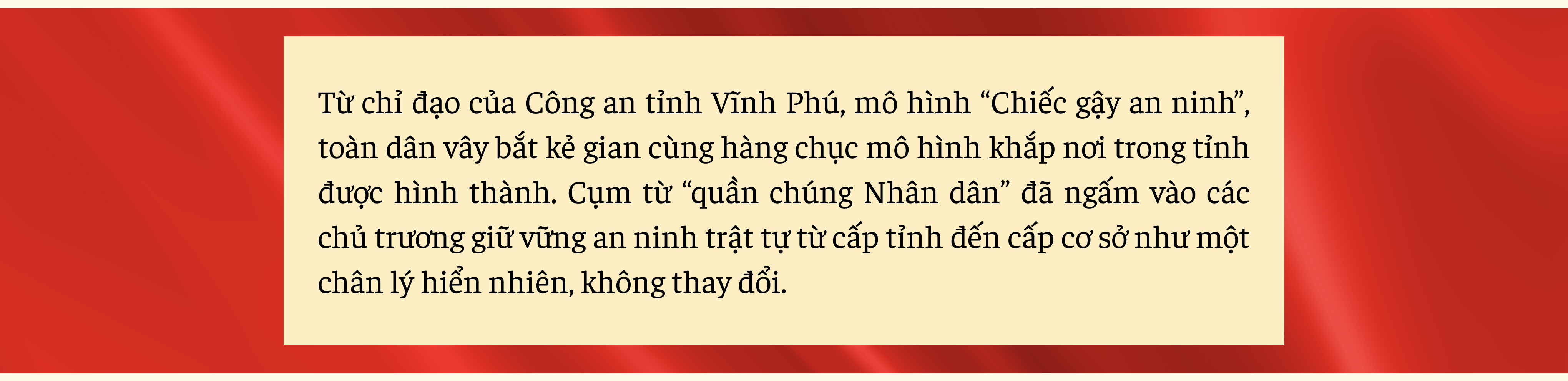 Sáng dân vận Nhân dân, vững an ninh Đất Tổ