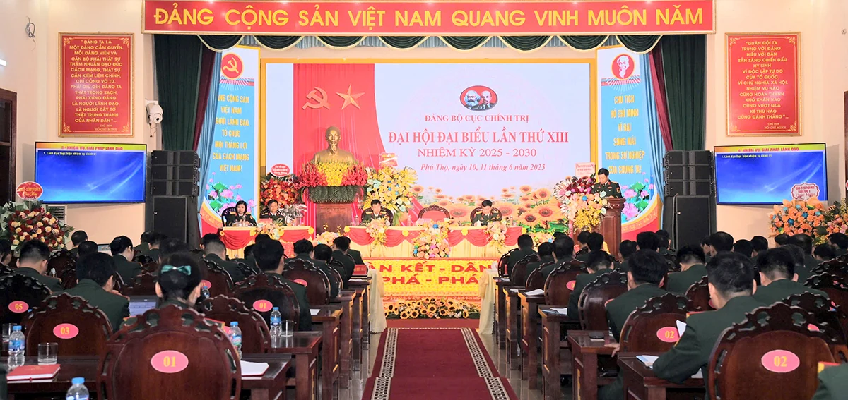 Đại hội Đảng bộ Cục Chính trị Quân khu 2 lần thứ XIII, nhiệm kỳ 2025-2030