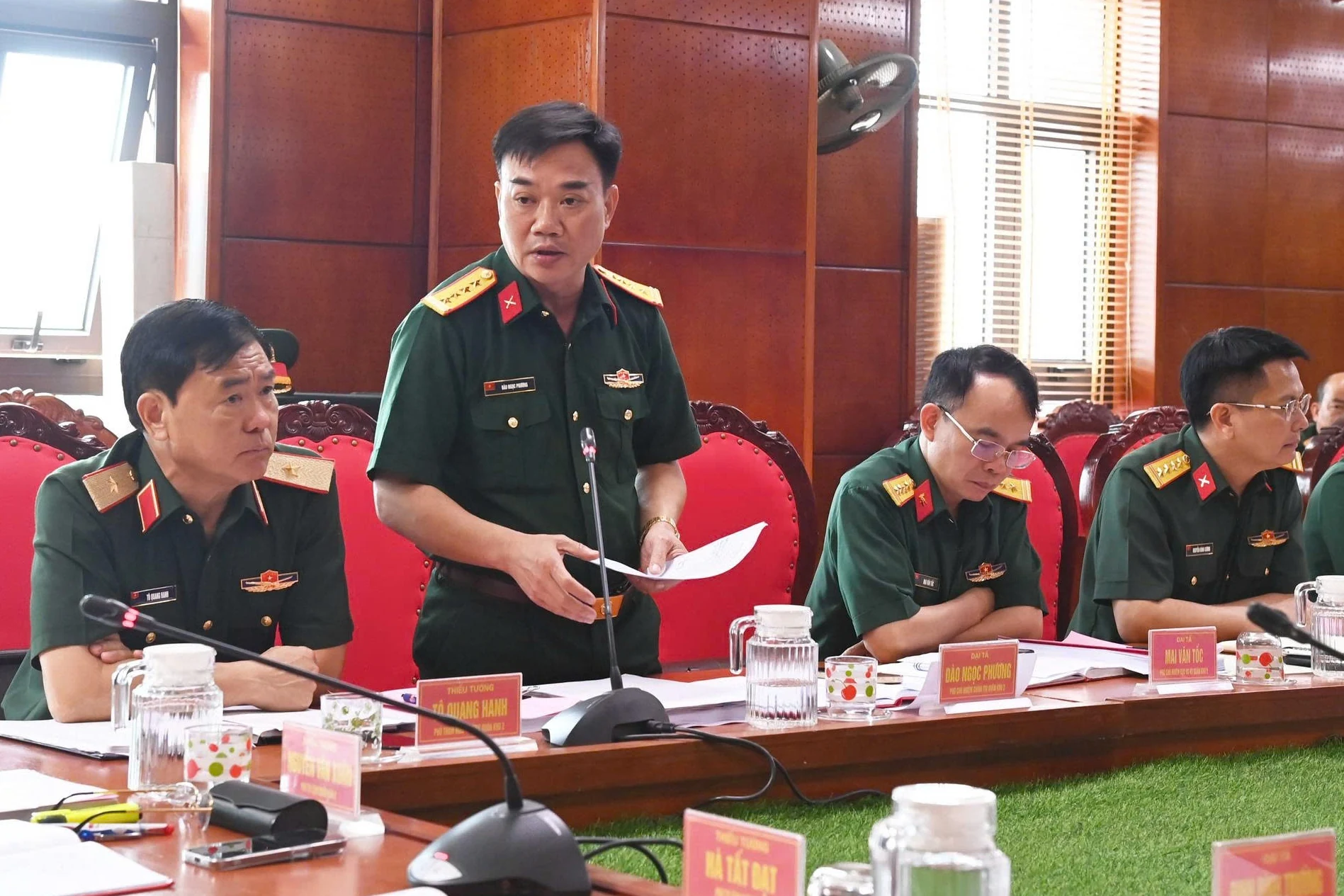 Quân khu 3 bàn giao sơ bộ Bộ CHQS tỉnh Hòa Bình về Quân khu 2