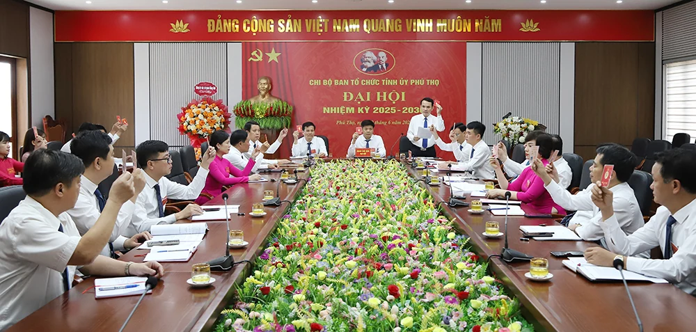 Đại hội Chi bộ Ban Tổ chức Tỉnh ủy nhiệm kỳ 2025 - 2030