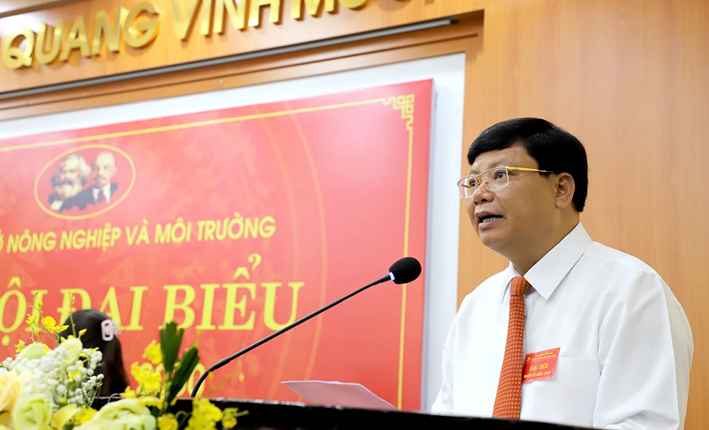 Đại hội Đại biểu Đảng bộ Sở Nông nghiệp và Môi trường