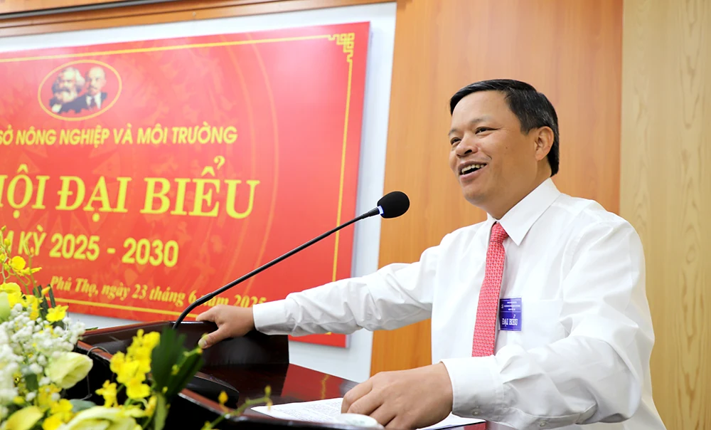 Đại hội Đại biểu Đảng bộ Sở Nông nghiệp và Môi trường